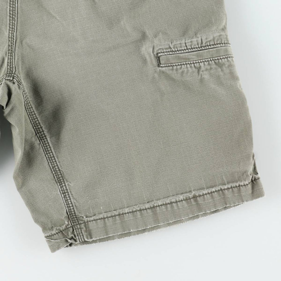 Carhartt Relaxed Fit Ripstop Work Shorts (Men's W34 equivalent) cotton Khaki type Vintage Second Hand