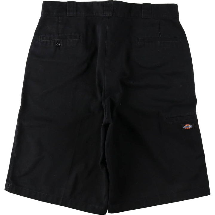 Dickies Work Shorts, Half Pants, Men's, W36 equivalent polyester black type Vintage Second Hand