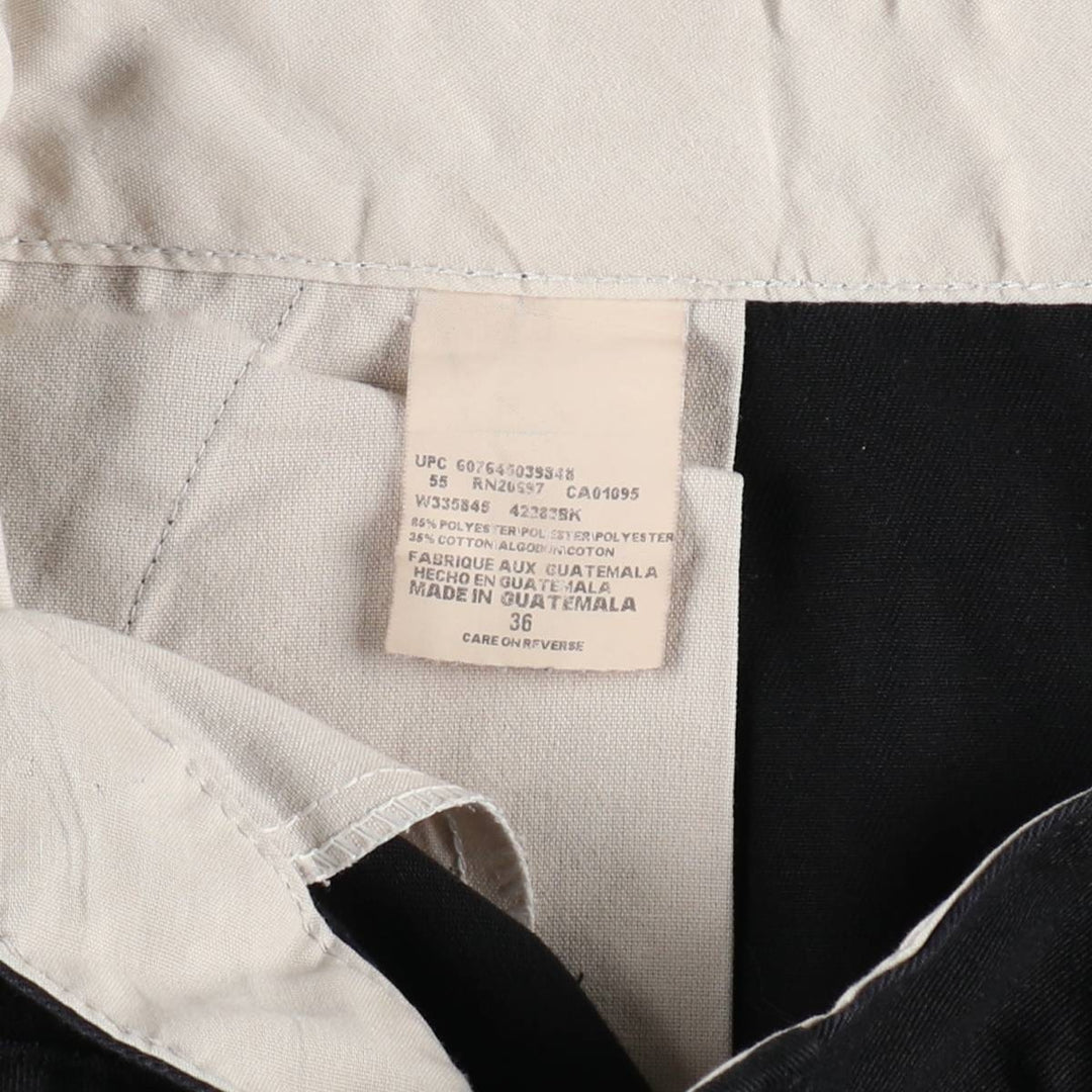 Dickies Work Shorts, Half Pants, Men's, W36 equivalent polyester black type Vintage Second Hand