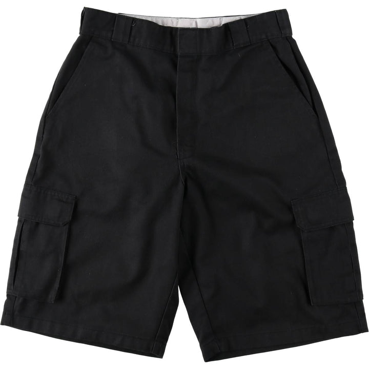 Dickies Loose Fit Cargo Shorts, Half Pants, Men's, W33 equivalent polyester black type Vintage Second Hand