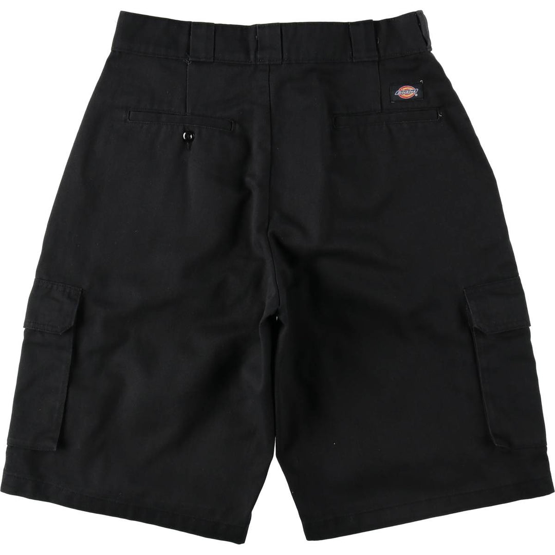 Dickies Loose Fit Cargo Shorts, Half Pants, Men's, W33 equivalent polyester black type Vintage Second Hand