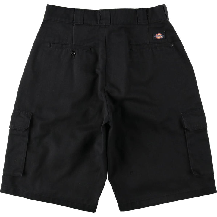 Dickies Loose Fit Cargo Shorts, Half Pants, Men's, W33 equivalent polyester black type Vintage Second Hand