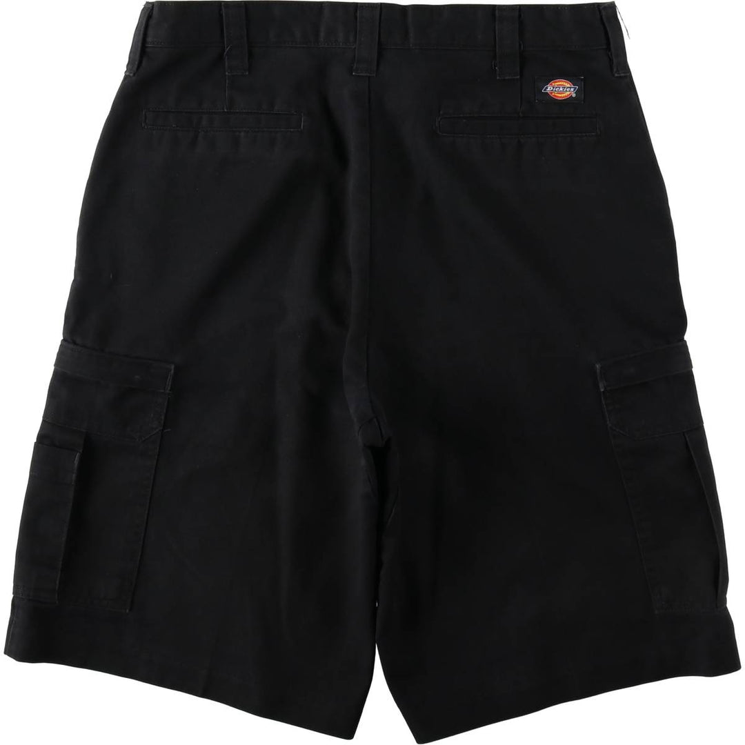 Dickies cargo shorts, men's size W34 (approx.) polyester black type Vintage Second Hand
