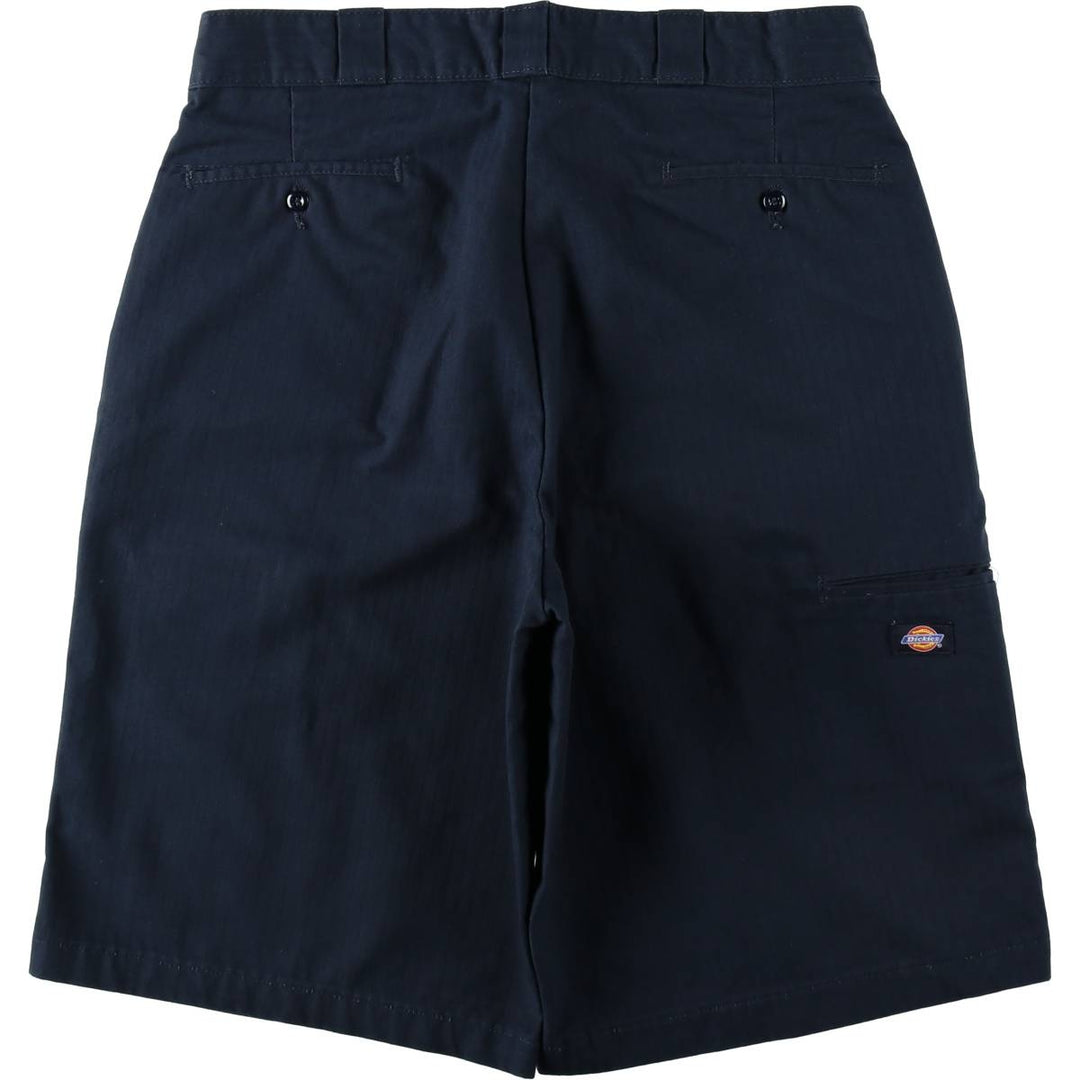 Dickies Stripe Pattern Work Shorts, Men's, Size W36 polyester navy blue type Vintage Second Hand