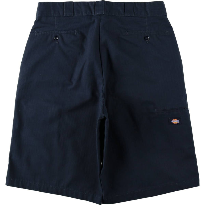 Dickies Stripe Pattern Work Shorts, Men's, Size W36 polyester navy blue type Vintage Second Hand