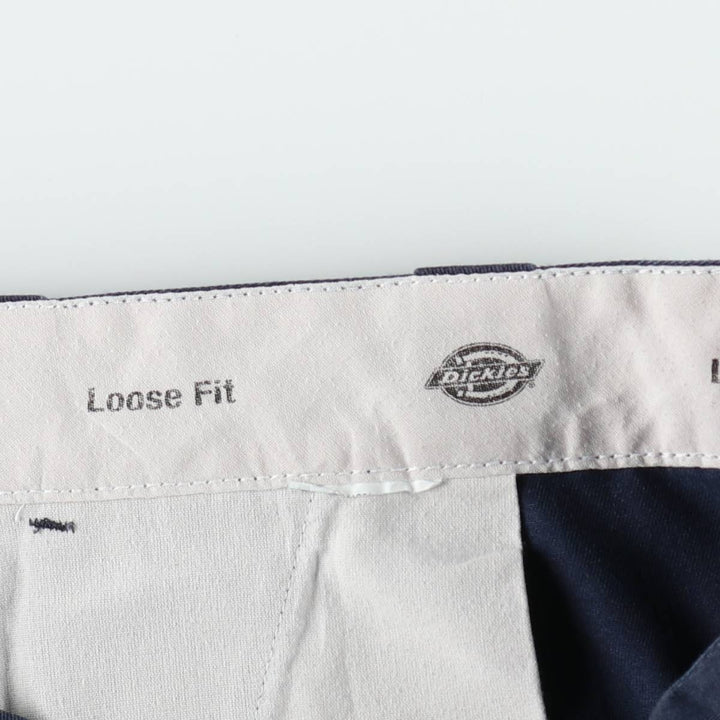 Dickies Loose Fit Work Shorts, Half Pants, Men's, W36 equivalent unclear navy blue type Vintage Second Hand