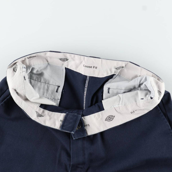 Dickies Loose Fit Work Shorts, Half Pants, Men's, W36 equivalent unclear navy blue type Vintage Second Hand