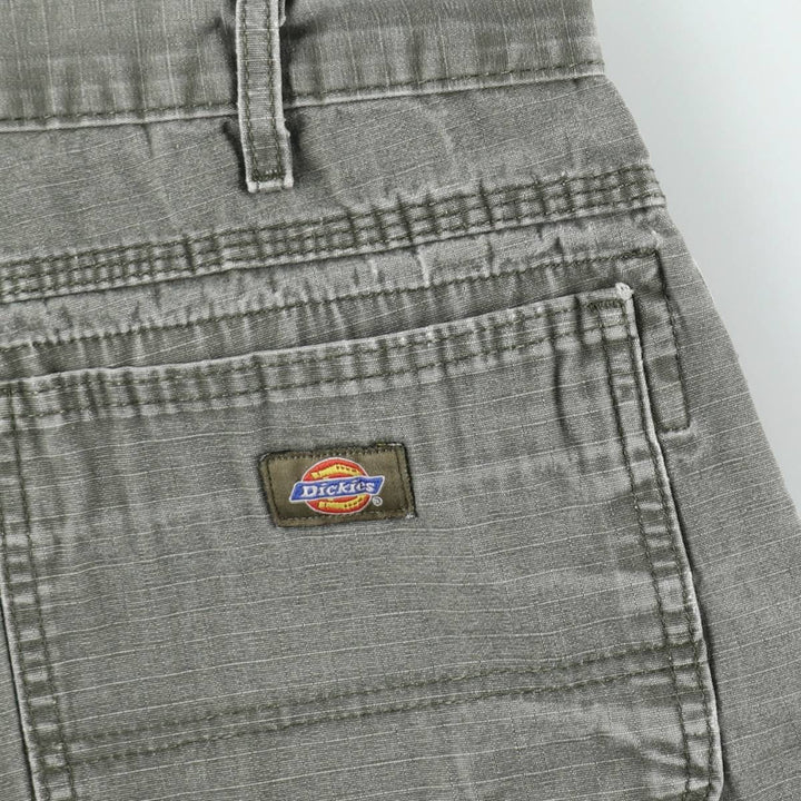 2000'S Dickies Ripstop Painter Shorts (Men's W36 equivalent) cotton Khaki type Vintage Second Hand