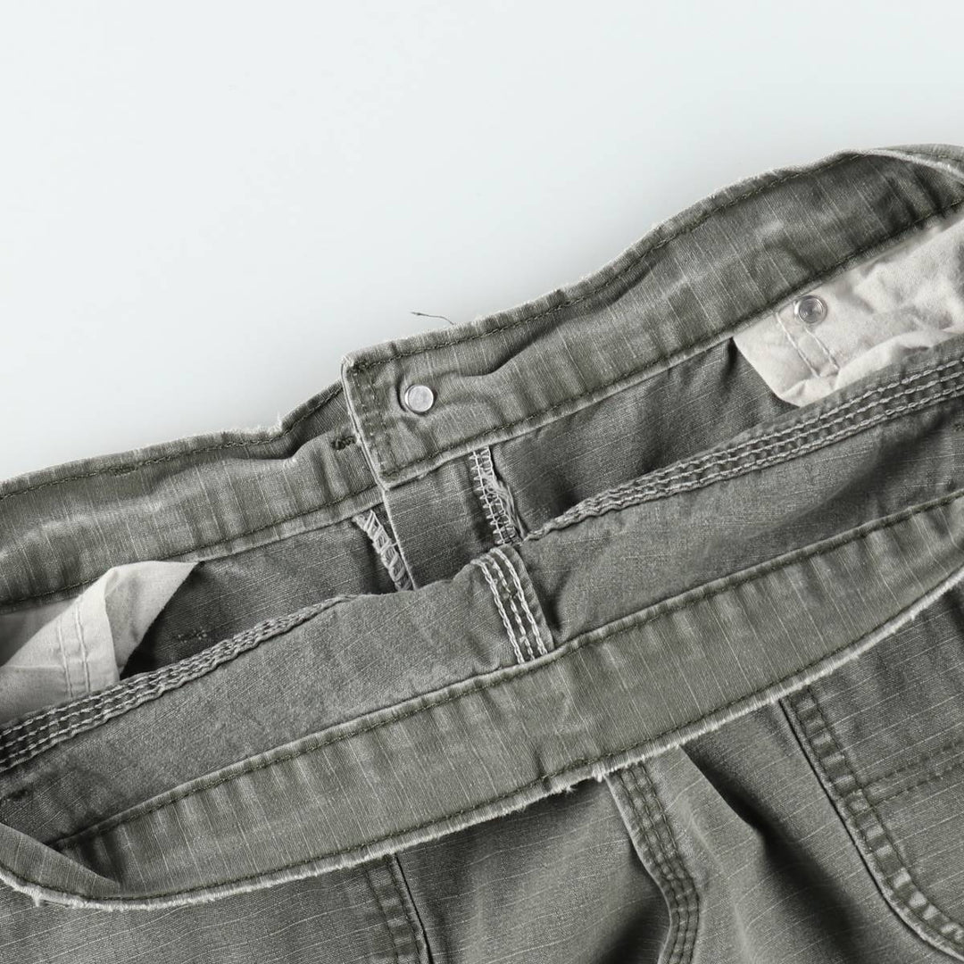 2000'S Dickies Ripstop Painter Shorts (Men's W36 equivalent) cotton Khaki type Vintage Second Hand