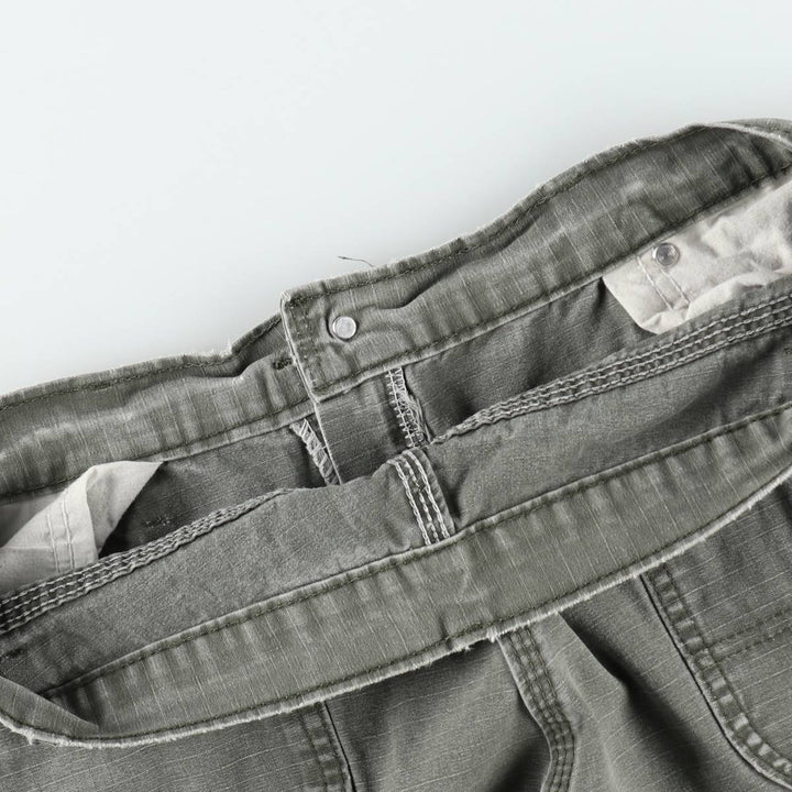 2000'S Dickies Ripstop Painter Shorts (Men's W36 equivalent) cotton Khaki type Vintage Second Hand