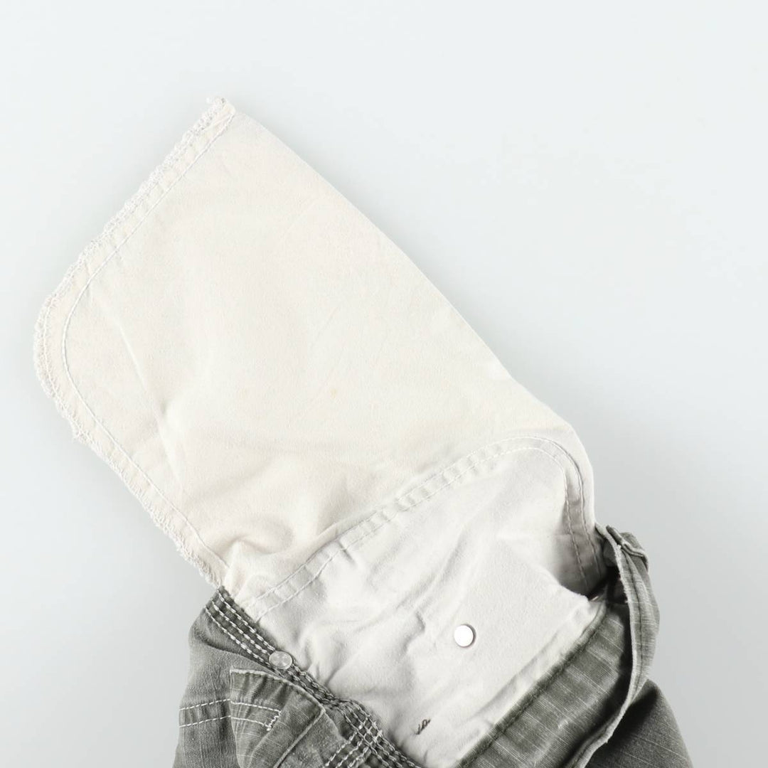 2000'S Dickies Ripstop Painter Shorts (Men's W36 equivalent) cotton Khaki type Vintage Second Hand