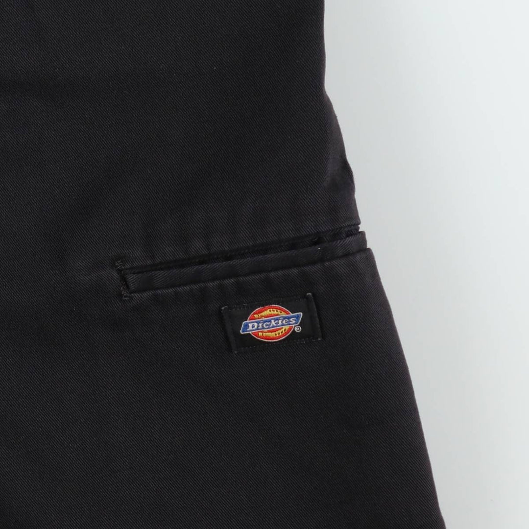 Dickies Work Shorts, Half Pants, Men's, W35 equivalent polyester black type Vintage Second Hand