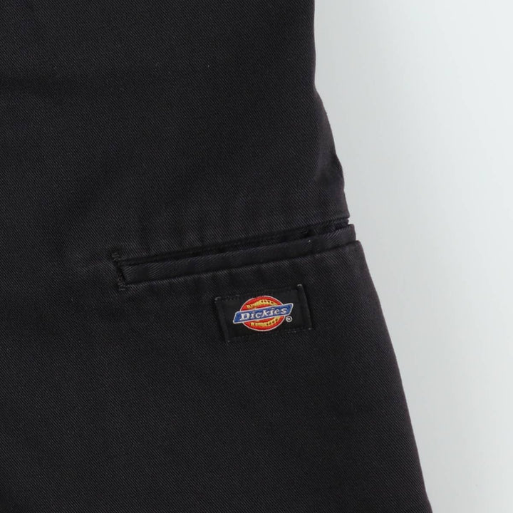Dickies Work Shorts, Half Pants, Men's, W35 equivalent polyester black type Vintage Second Hand