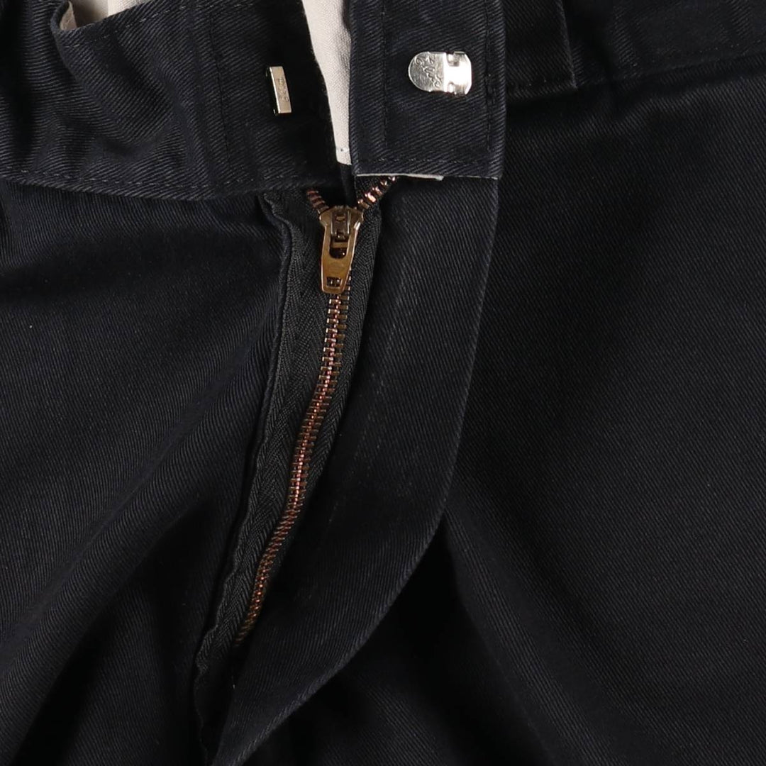 Dickies Work Shorts, Half Pants, Men's, W35 equivalent polyester black type Vintage Second Hand