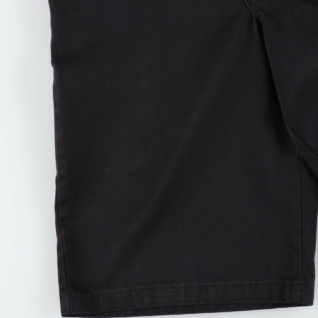 Dickies Work Shorts, Half Pants, Men's, W35 equivalent polyester black type Vintage Second Hand
