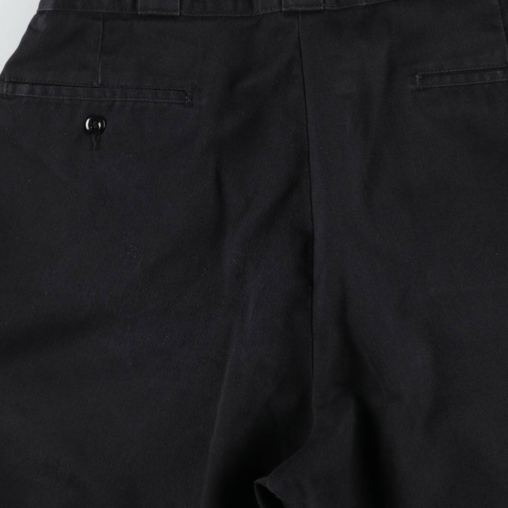 Dickies Work Shorts, Half Pants, Men's, W35 equivalent polyester black type Vintage Second Hand