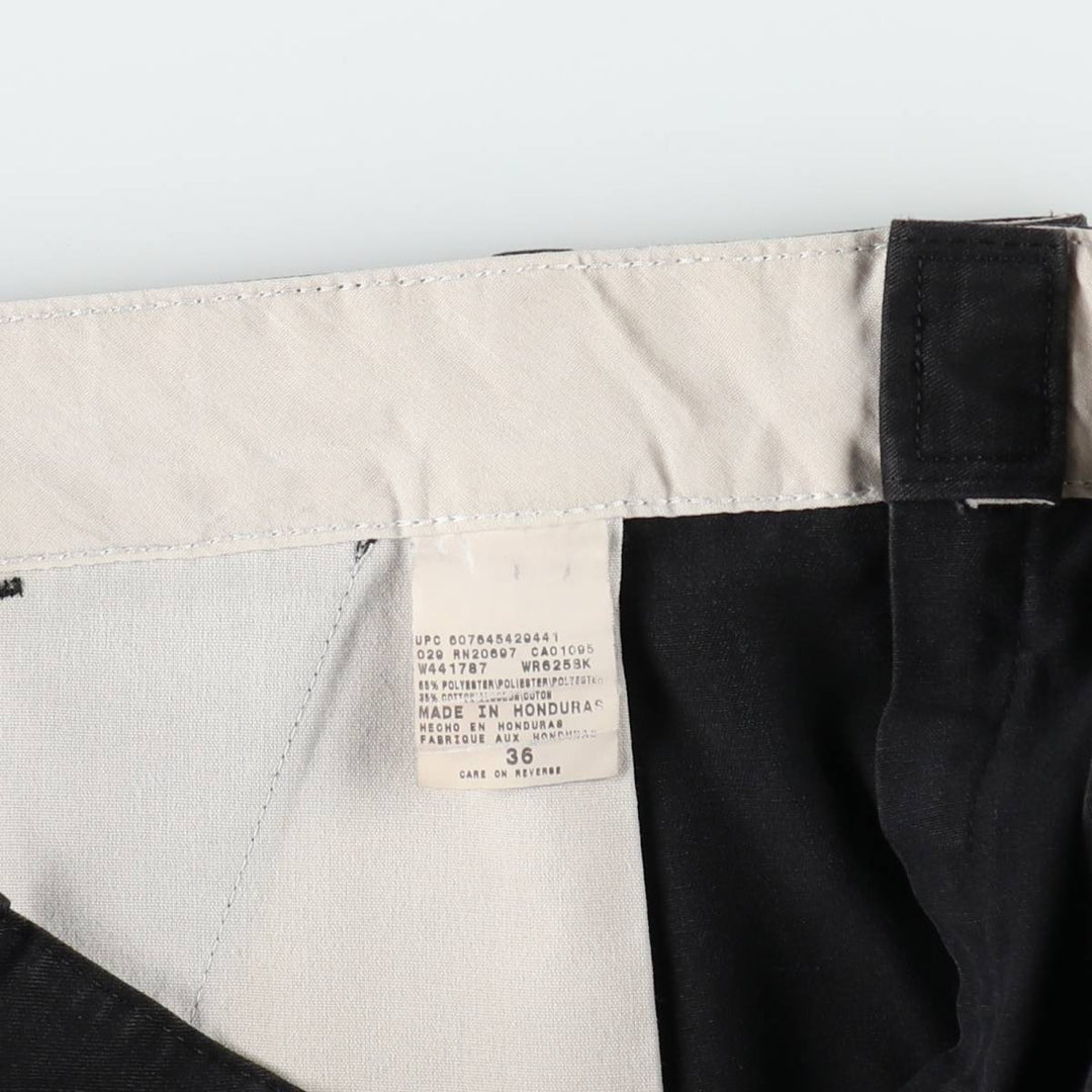 Dickies Work Shorts, Half Pants, Men's, W37 equivalent polyester black type Vintage Second Hand