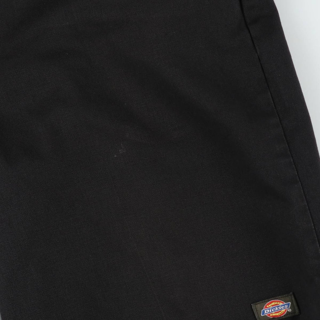 Dickies Work Shorts, Half Pants, Men's, W37 equivalent polyester black type Vintage Second Hand