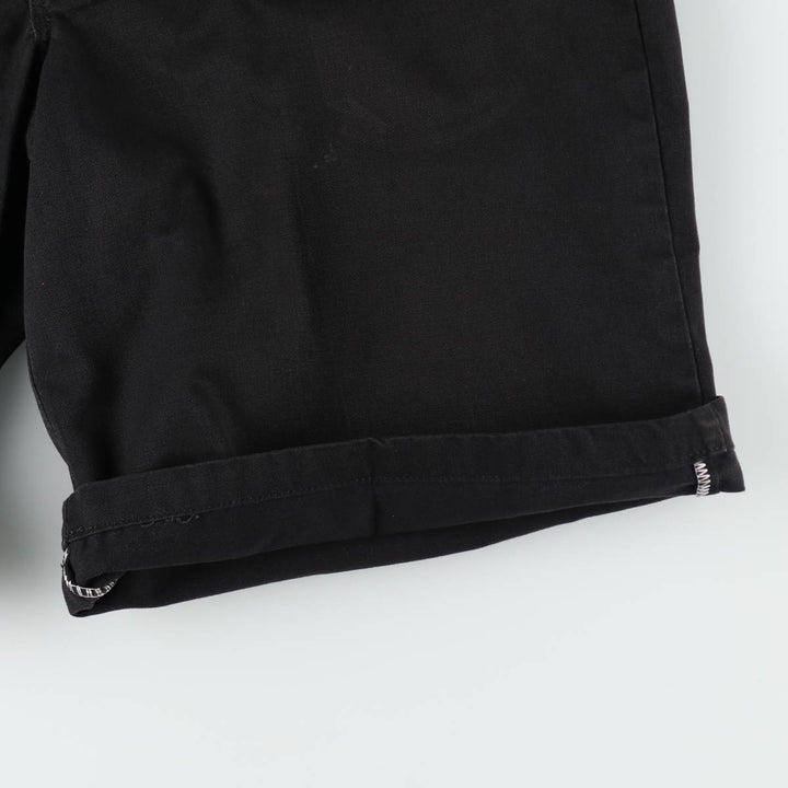 Dickies Work Shorts, Half Pants, Men's, W37 equivalent polyester black type Vintage Second Hand