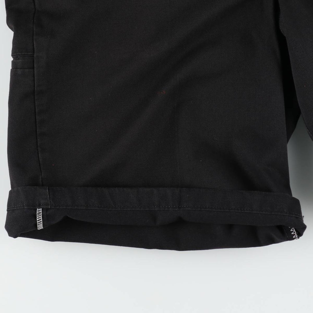 Dickies Work Shorts, Half Pants, Men's, W37 equivalent polyester black type Vintage Second Hand