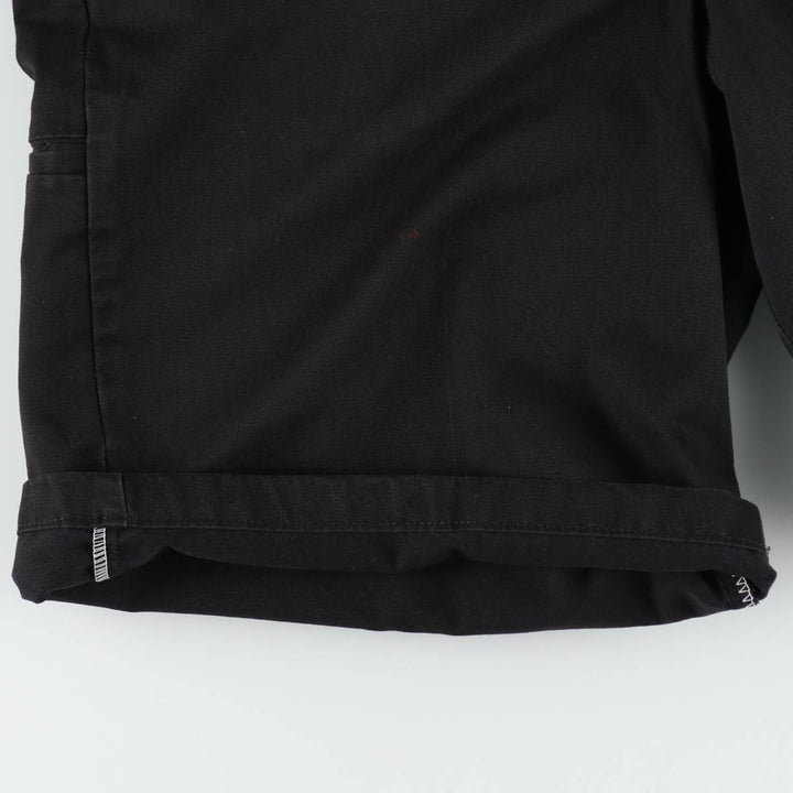 Dickies Work Shorts, Half Pants, Men's, W37 equivalent polyester black type Vintage Second Hand