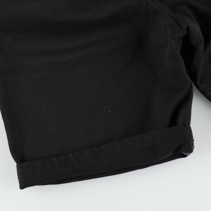 Dickies Work Shorts, Half Pants, Men's, W37 equivalent polyester black type Vintage Second Hand