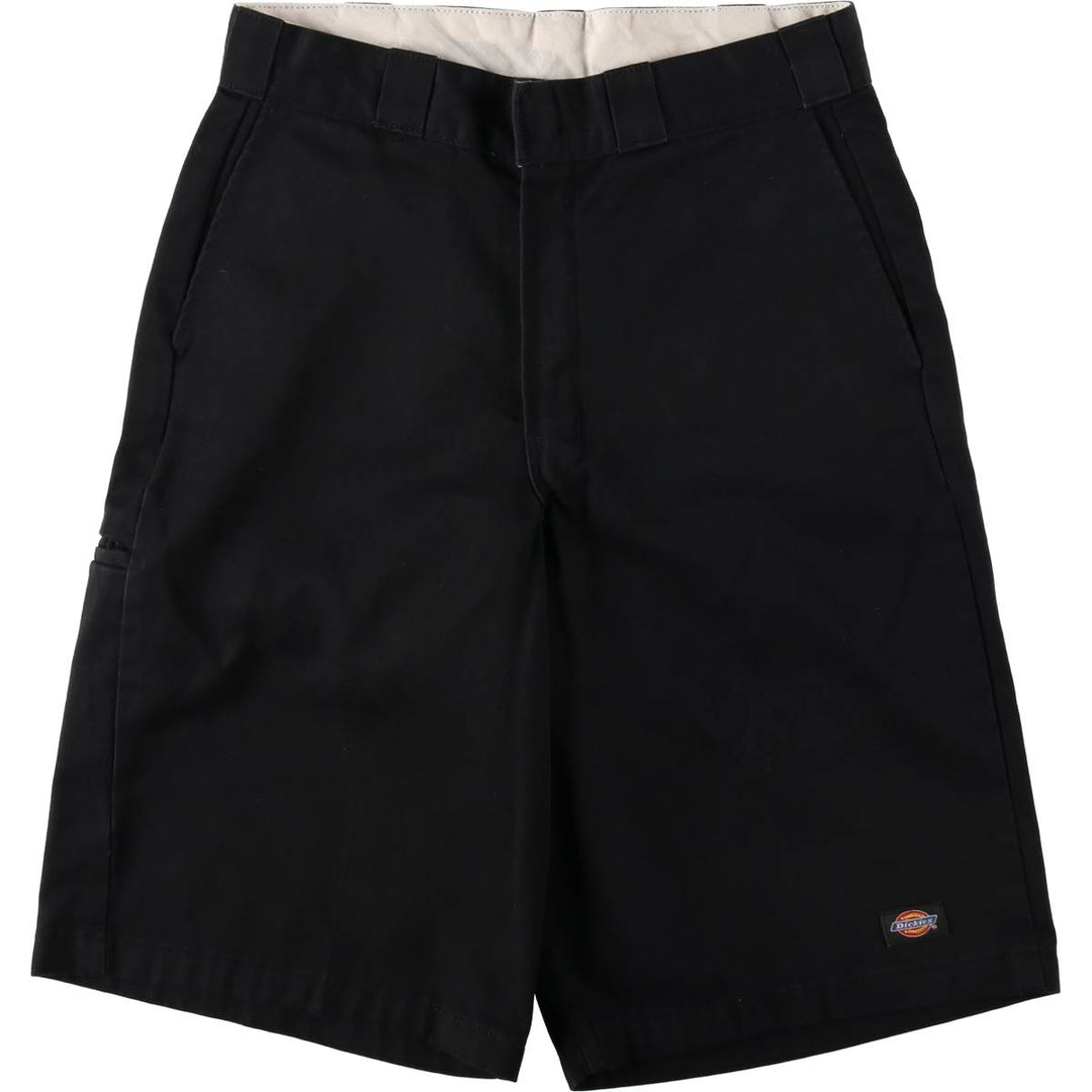 Dickies Work Shorts, Half Pants, Men's, W32 equivalent polyester black type Vintage Second Hand