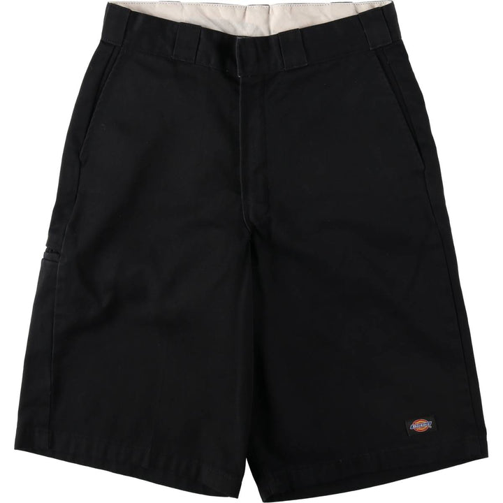 Dickies Work Shorts, Half Pants, Men's, W32 equivalent polyester black type Vintage Second Hand