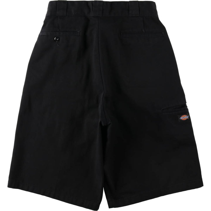 Dickies Work Shorts, Half Pants, Men's, W32 equivalent polyester black type Vintage Second Hand