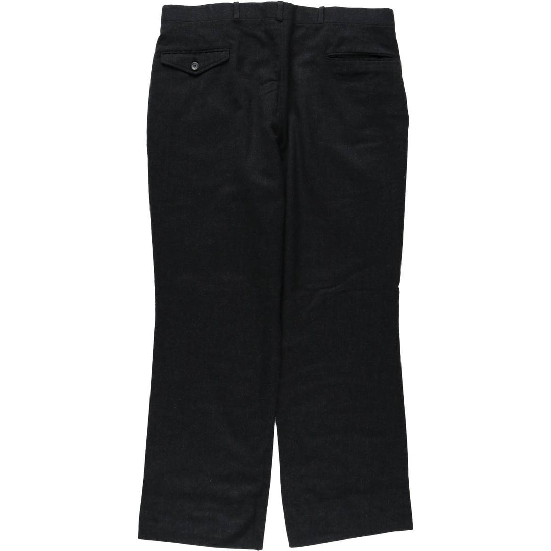 90'S JAYMAR Two-Pleat Slacks Pants, Men's W36 (approx.), Vintage wool black type Vintage Second Hand
