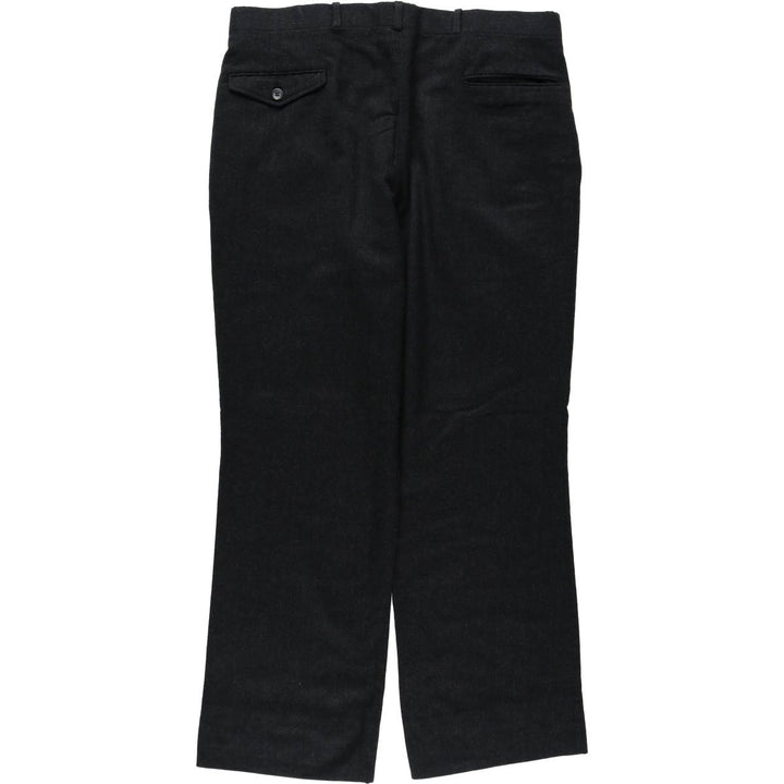 90'S JAYMAR Two-Pleat Slacks Pants, Men's W36 (approx.), Vintage wool black type Vintage Second Hand