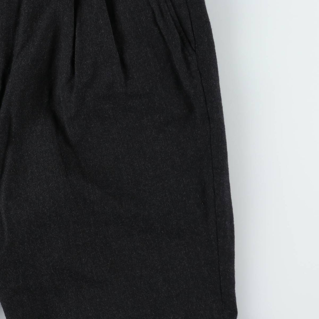 90'S JAYMAR Two-Pleat Slacks Pants, Men's W36 (approx.), Vintage wool black type Vintage Second Hand