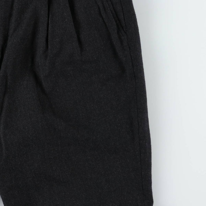 90'S JAYMAR Two-Pleat Slacks Pants, Men's W36 (approx.), Vintage wool black type Vintage Second Hand