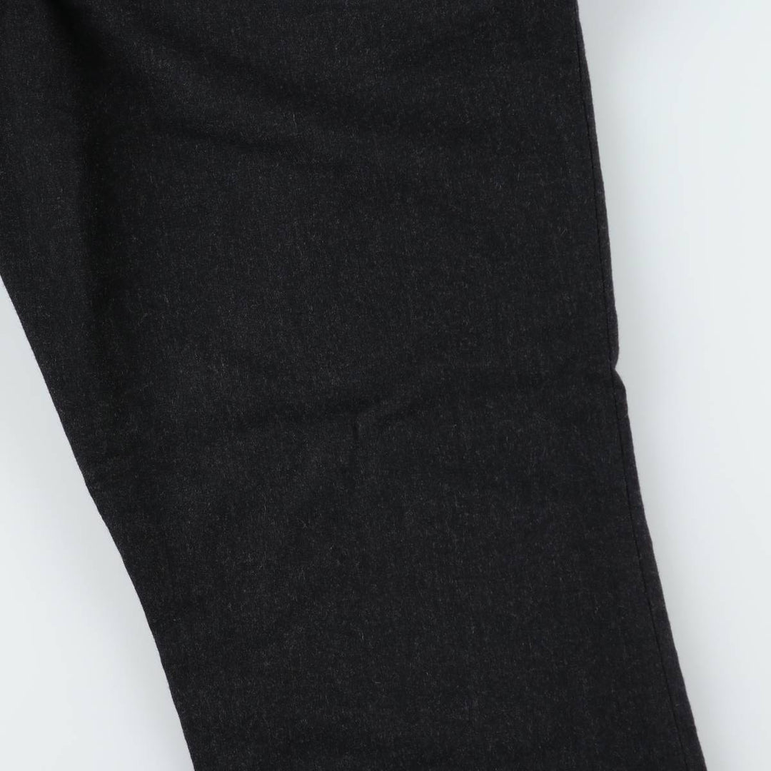 90'S JAYMAR Two-Pleat Slacks Pants, Men's W36 (approx.), Vintage wool black type Vintage Second Hand
