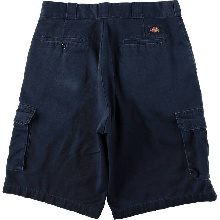 Dickies Loose Fit Cargo Shorts (Men's W35 equivalent) unclear navy blue type Vintage Second Hand