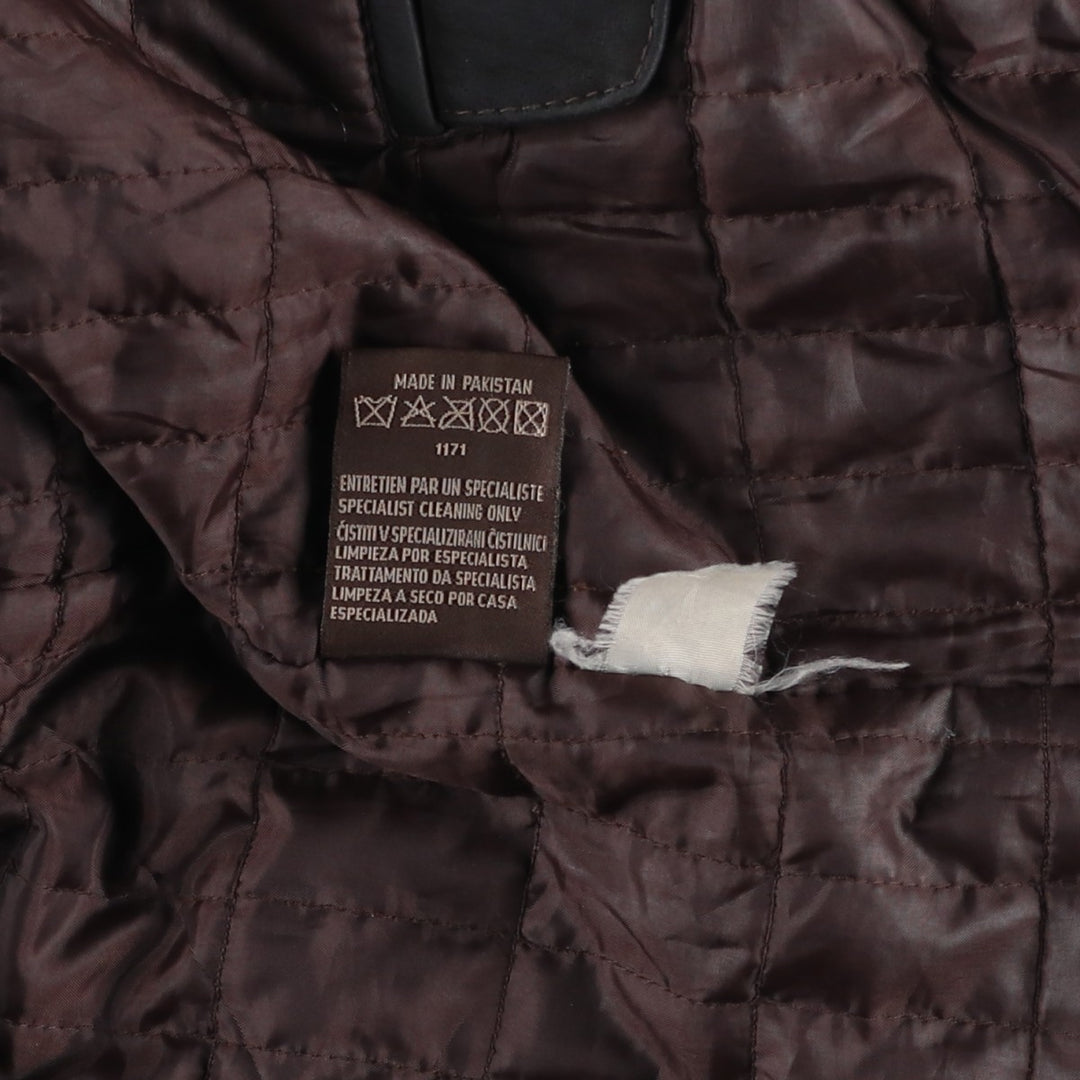 Celio Swing Top Type Leather Blouson, Men's Size M (approx.) genuine leather black type Vintage Second Hand