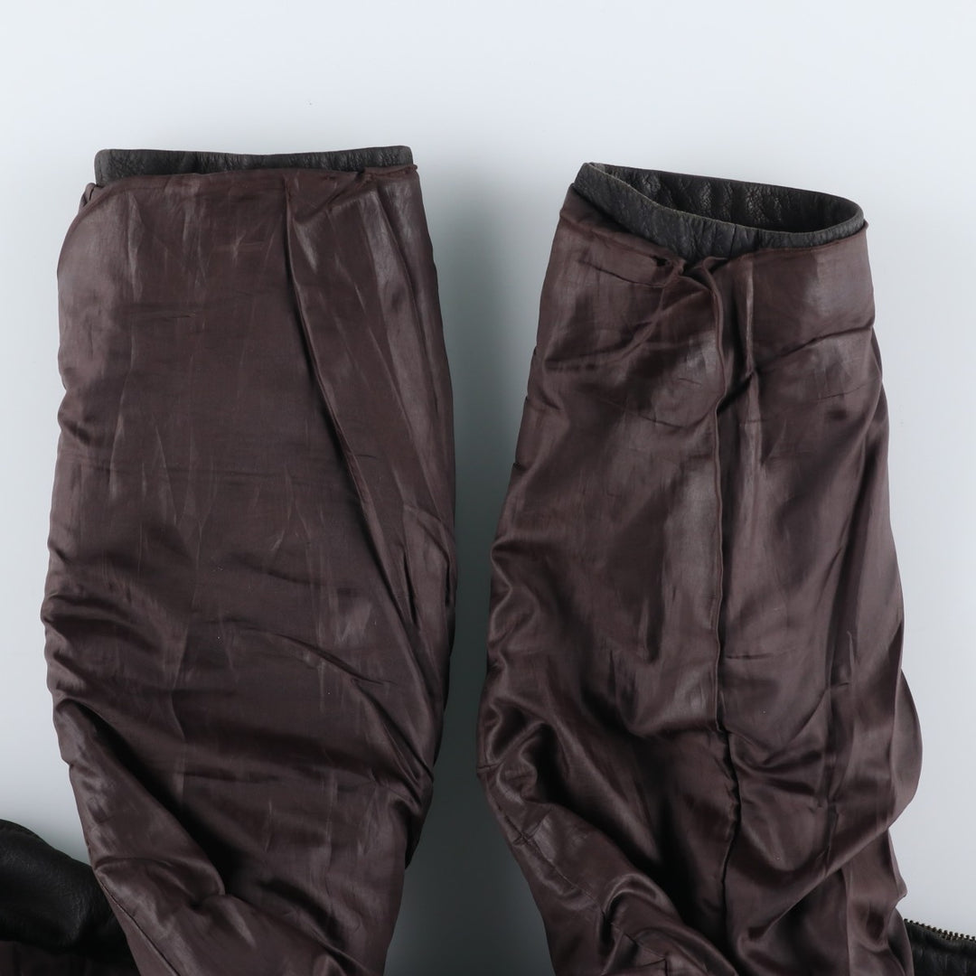 Celio Swing Top Type Leather Blouson, Men's Size M (approx.) genuine leather black type Vintage Second Hand
