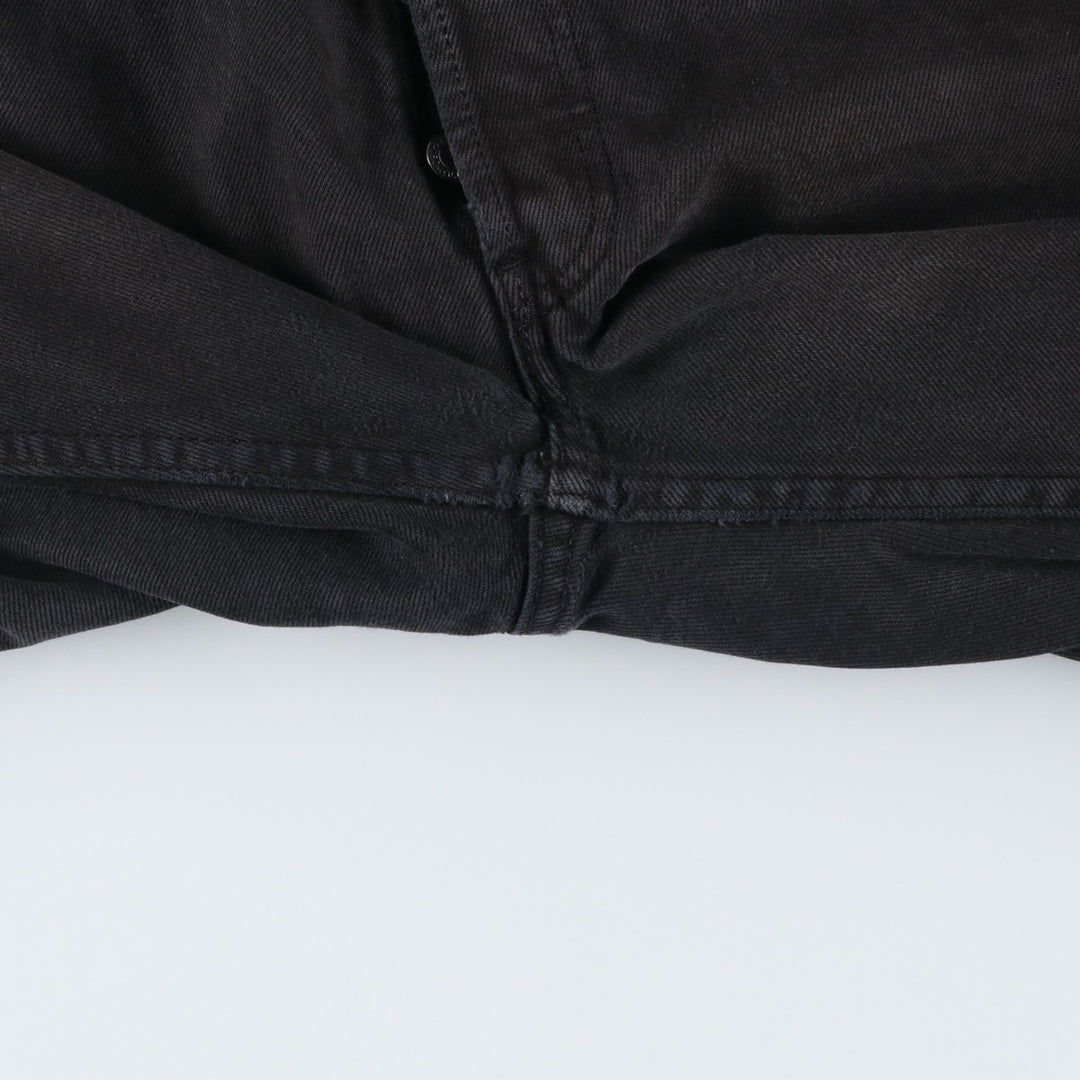 2000'S Levi's 0501-0165 Euro Model Black Denim Straight Leg Jeans, Men's W35 (approx.) cotton black type Vintage Second Hand