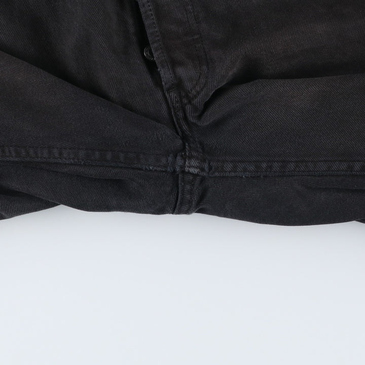 2000'S Levi's 0501-0165 Euro Model Black Denim Straight Leg Jeans, Men's W35 (approx.) cotton black type Vintage Second Hand