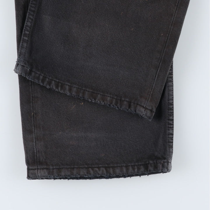 2000'S Levi's 0501-0165 Euro Model Black Denim Straight Leg Jeans, Men's W35 (approx.) cotton black type Vintage Second Hand