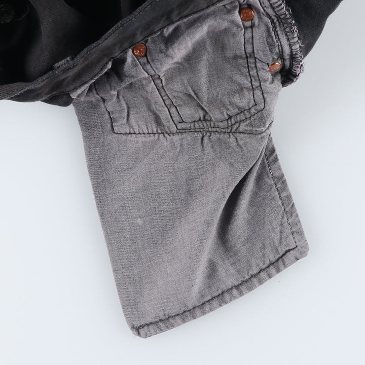 2000'S Levi's 0501-0165 Euro Model Black Denim Straight Leg Jeans, Men's W35 (approx.) cotton black type Vintage Second Hand