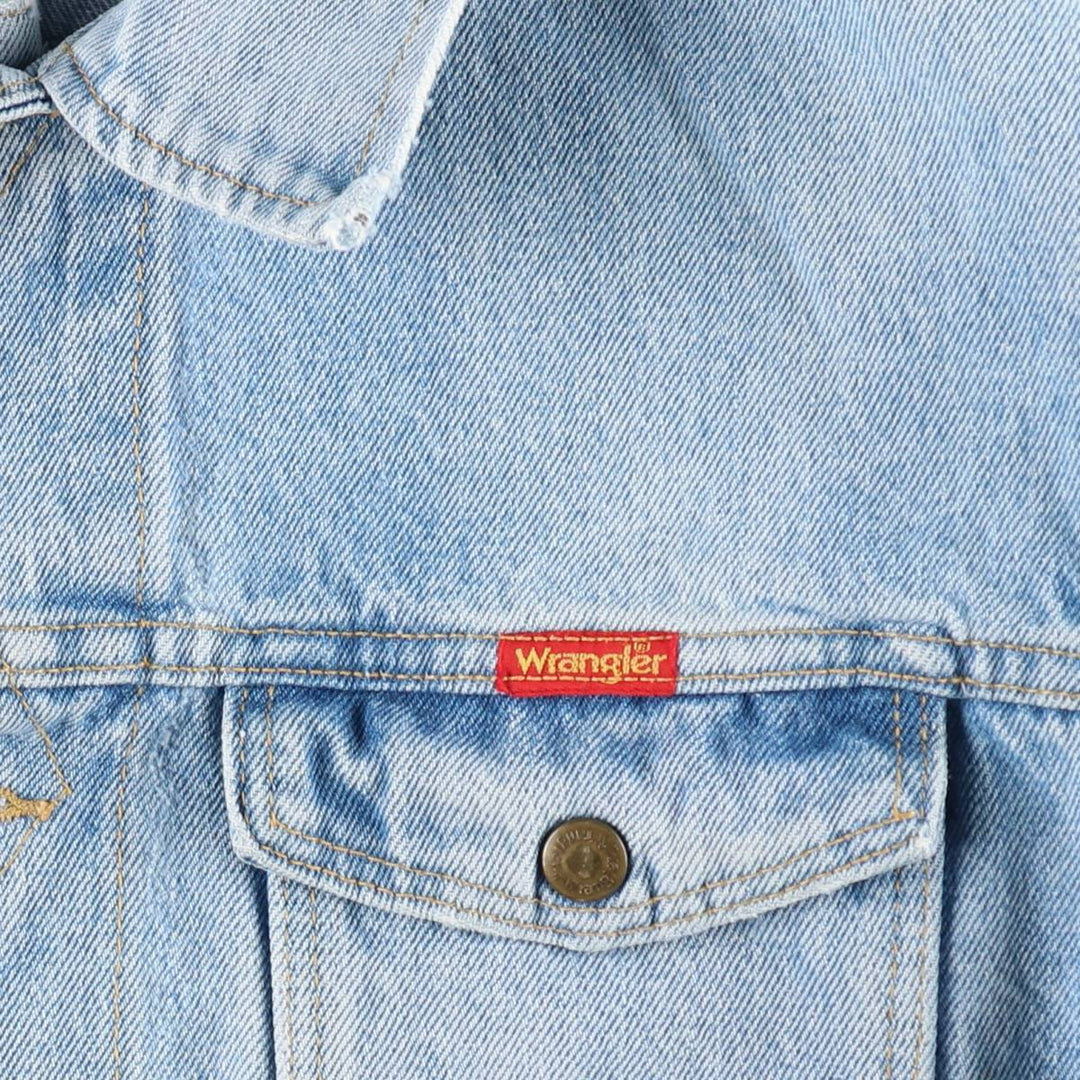 Wrangler Denim Jacket, G-Jean, Men's M size unclear blue type Vintage Second Hand