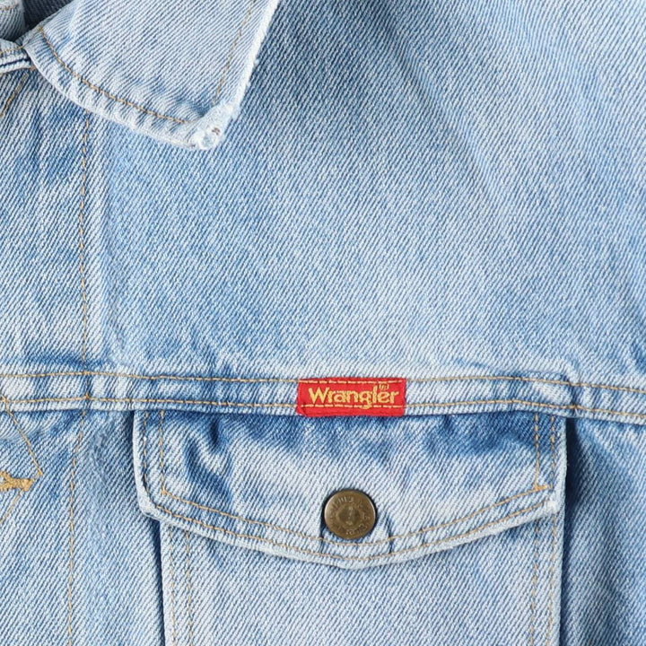 Wrangler Denim Jacket, G-Jean, Men's M size unclear blue type Vintage Second Hand