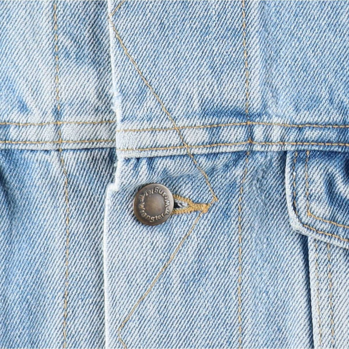 Wrangler Denim Jacket, G-Jean, Men's M size unclear blue type Vintage Second Hand