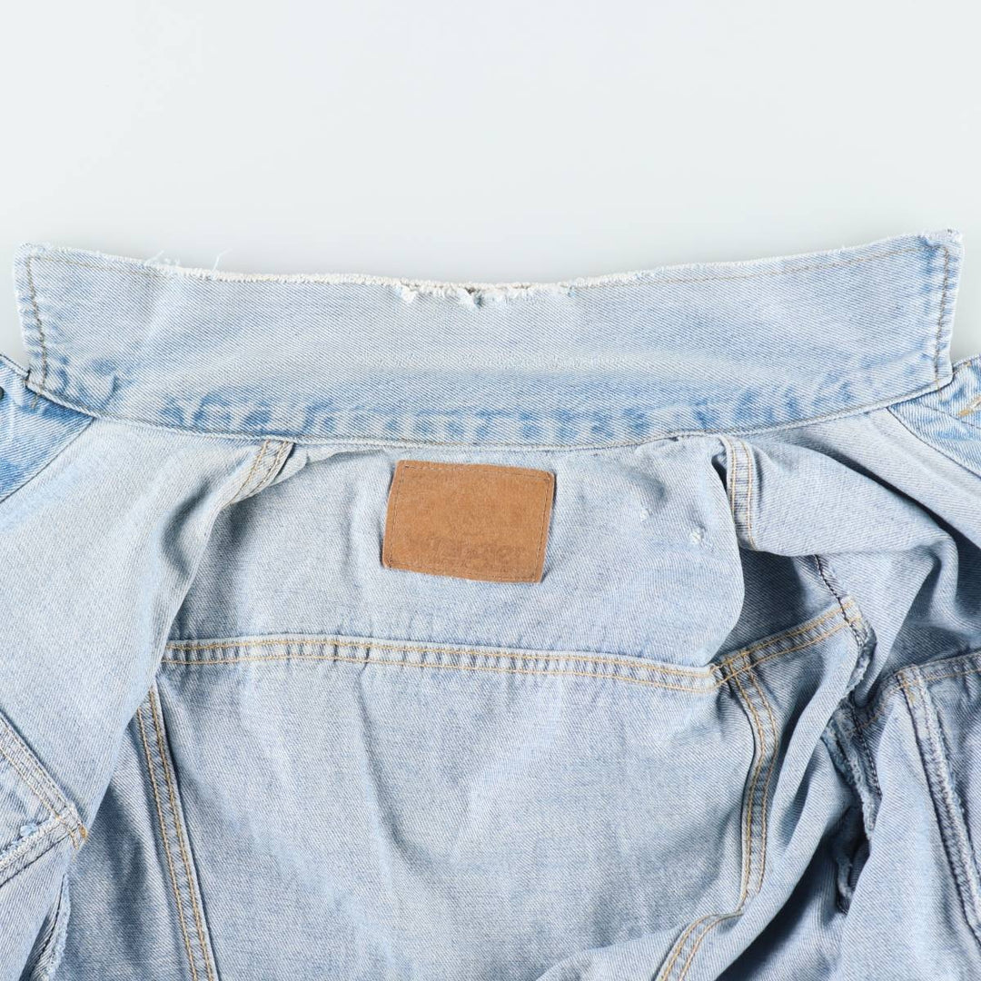 Wrangler Denim Jacket, G-Jean, Men's M size unclear blue type Vintage Second Hand