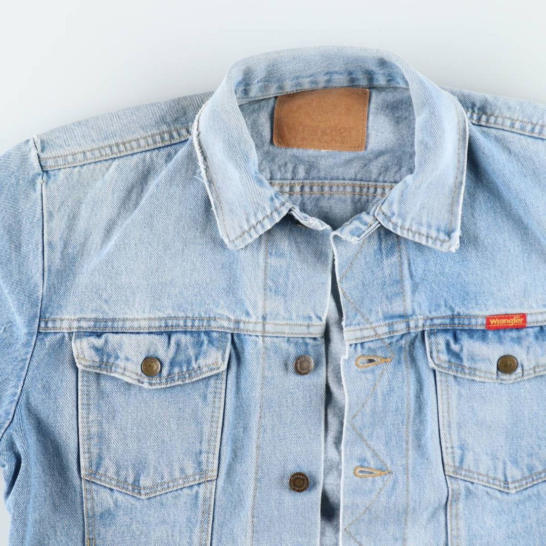 Wrangler Denim Jacket, G-Jean, Men's M size unclear blue type Vintage Second Hand