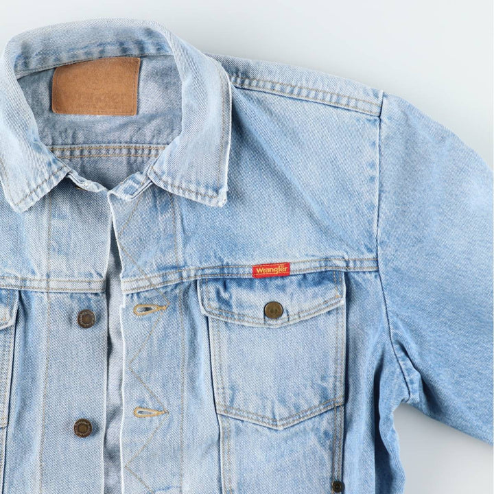 Wrangler Denim Jacket, G-Jean, Men's M size unclear blue type Vintage Second Hand