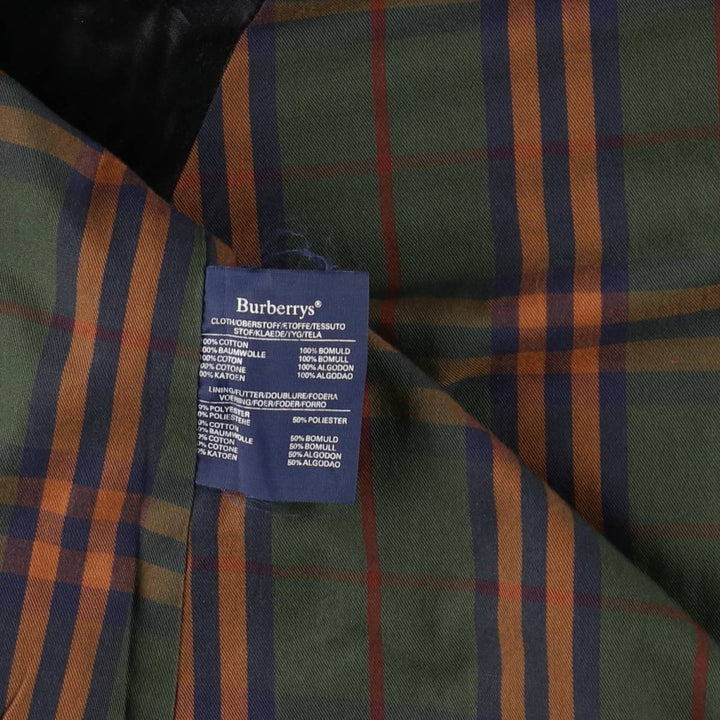 Burberry's BURBERRYS OF LONDON 100% cotton trench coat, men's XL size cotton Khaki type Vintage Second Hand