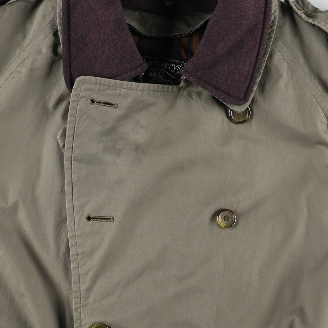 Burberry's BURBERRYS OF LONDON 100% cotton trench coat, men's XL size cotton Khaki type Vintage Second Hand