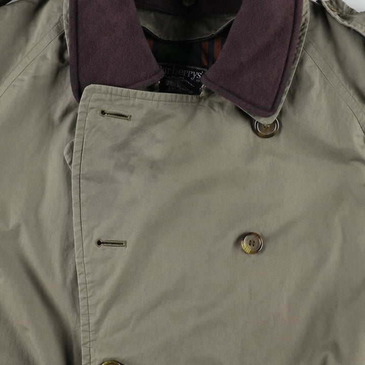 Burberry's BURBERRYS OF LONDON 100% cotton trench coat, men's XL size cotton Khaki type Vintage Second Hand